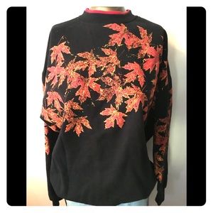 Artisans Designs🍁Autumn Leaves🍁Sweat Shirt L-XL